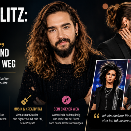 Tom Kaulitz, Gitarrist der Band Tokio Hotel